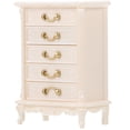 thumbnail image 1 of Shisuyan Armoire Miniature Blanche Lot de 1 2.16X1.34X0.86 Po, 1 of 9