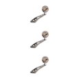 thumbnail image 4 of Langgg Poignée de Pêche en Métal pour Moulinet Spinning Portable Détachable 32mm Réutilisable Remplacement Poignée Modifiée Bouton de Lancer d'Appâts Fournitures Gris Argenté 3Ensemble, 4 of 6