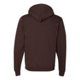 thumbnail image 2 of American Apparel Sweat à Capuche Zippé Complet en Polaire Flex Unisexe, 2TG, Marron, 2 of 2