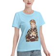 thumbnail image 2 of T-Shirt Basique à Manches Courtes pour Femmes Demon Slayer Blade Tanjiro, 2 of 6