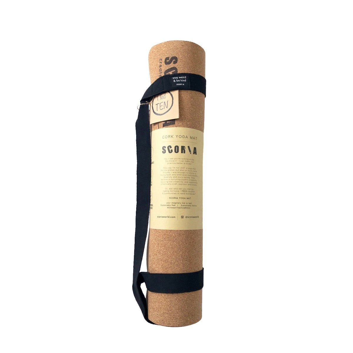 Scoria Essential Cork Yoga Mat 4.5mm Standard