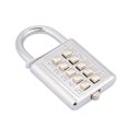 thumbnail image 3 of Qiilu Sturdy Combination Padlock, Combination Lock, For Cupboard Luggage Lockers Suitcase, 3 of 8
