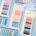 thumbnail image 4 of Affordablo Clearance Sale School Supplies for Teen Girls Index Marker Sticker Morandi Translucent Creative Notes Students Focus On Note Classification Notes N Times, 4 of 4