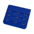 thumbnail image 1 of Maoww Extension Strap Bra Extender Buckle 3 Hook Women Accessories Practical Elastic Multicolor Clips Tight 3 Rows Underwear royal blue, 1 of 5