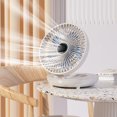 thumbnail image 4 of maskred Ventilateur de Bureau Portable Mini pour Ornements Multi Scène Vent Réglable Blanc batteryversion, 4 of 6