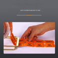 thumbnail image 4 of 1 Rouleau 1000 Unités Billets de Tirage Numérotés Rouleau de Billets Simple pour Fête Couleur orange, 4 of 6
