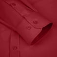thumbnail image 4 of Dress Shirts for Men with Pocket Long Sleeve Big & Tall Tshirts Shirt Button-Down Collared Wrinkle-Free Solid Color Business Work Tops, 4 of 5