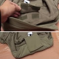thumbnail image 4 of RXIRUCGD Man Solid Color Fleece Outdoor Jacket, Army Green, Size: S, 4 of 4