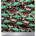 thumbnail image 3 of Soimoi Polyester Crepe Fabric Fish Cartoon Print Fabric by Yard 52 Inch Wide, 3 of 3
