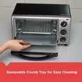 thumbnail image 3 of Black & Decker 4 Slice Black Toaster Oven, 3 of 6