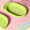 thumbnail image 3 of Containers with Lids for Organizing,Bathroom Decor Box Quality Soap Tray Double Layered Soap Container with Lid Striking Aesthetics and Removable Dividers - Upgrade Your Bathroom Decor, 3 of 6