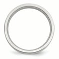 thumbnail image 2 of Stainless Steel Sterling Silver Inlay Flat 6mm Polished Band Size 9.5, 2 of 6