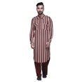 thumbnail image 2 of Atasi Mens Rayon Pathani Kurta Solid Salwar Set Printed Punjabi Kurta For Men, 2 of 5