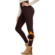 DEXIANG Women's Lambswool Lined Leggings High Waist Winter Yoga Pants Soft Warm Leggings Maternity Tops Summer Pack of Leggings Womens Work Clothes Casual Pants Women Casual Winter Womens Comfy