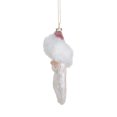thumbnail image 3 of HOLIDAY TIME 6 Inch Santa Face Christmas Ornament, 80% Polyester 20% PP Hanging Tree Decoration, 3 of 5