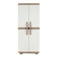 thumbnail image 2 of Homeplast Electra Adjustable 4-Shelf Garage Storage Cabinet Organizer, Beige & White, 2 of 12