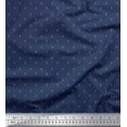 thumbnail image 1 of Soimoi Modal Satin Fabric Triangle Shirting Print Fabric by The Yard 42 Inch Wide, 1 of 3