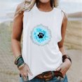thumbnail image 1 of EQWLJWE Débardeur Décontracté Sans Manches Femme Tops Summer Mode Tops for Women Summer Women à Col Rond Tops, 1 of 5