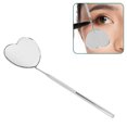 thumbnail image 4 of Miroir pour Cils, Poignée Moletée, Ergonomique, en Acier Inoxydable, pour Salon de Beauté, Argent, 4 of 8