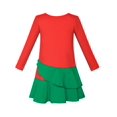 thumbnail image 2 of Robe Fille Manches Longues Noël Snowman Fête 6 Ans, 2 of 6