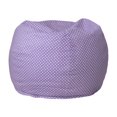 thumbnail image 1 of Small Lavender Dot Kids Bean Bag Chair, 1 of 9