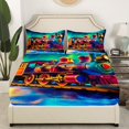 thumbnail image 3 of Erosebridal Steam Engine Train Twin Sheet Sets, Transportation Theme Bedding, 3pcs, 3 of 6