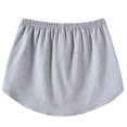 thumbnail image 4 of Jupon Demi-Long Superposé à Étages Transparent à Rayures Imprimées pour Femme, Grande Taille, 4 of 8