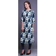 thumbnail image 4 of Bimba Kurtis Droits pour Femmes Longue Robe Kurti Imprimée Haut Indien à Manches 3/4, 4 of 6