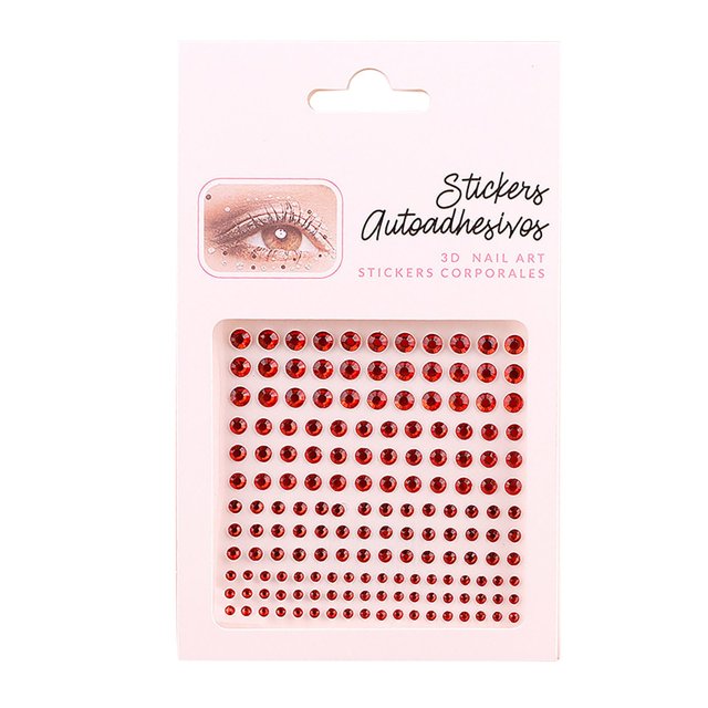 An Acrylic Face Sticker Clear Out Deal, Bradem Self Adhesive Rhinestone Stickers for Face Nail Eyes Decor 4 Size 15 Color Bling Sticky Gems for Body Makeup Stick on Acrylic for Craftcard Decorations