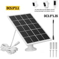 thumbnail image 4 of Fwttom Surveillance Camera Doorbell Low Power Consumption Solar Charging Panel Outdoor Solar Panel 3W 5V High Efficiency Monocrystalline Silicon, 4 of 6
