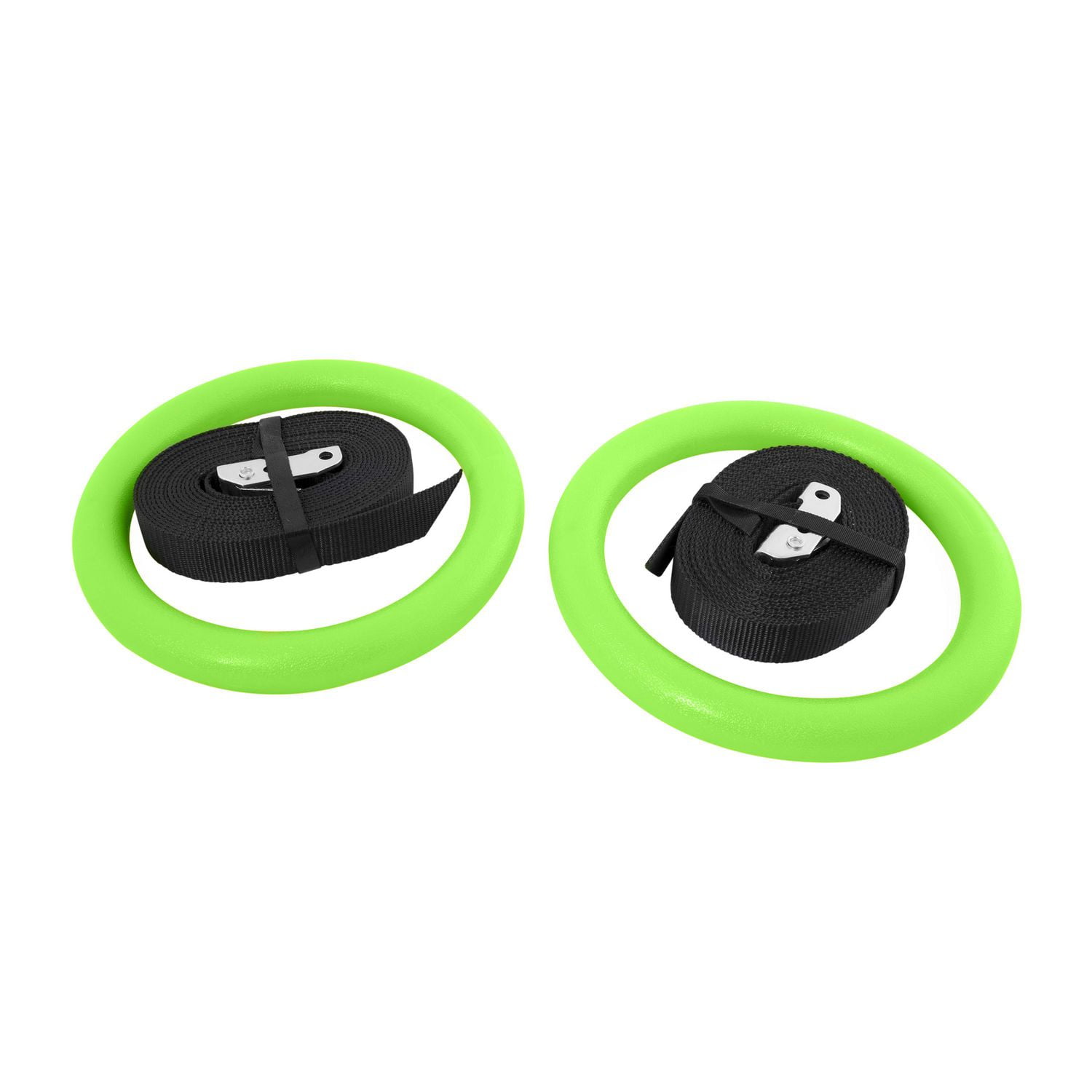 Fuel Pureformance Gymnastics Rings with Straps, Green