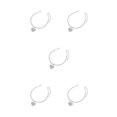 thumbnail image 2 of yingyy 1/2/3/5 Women Rhinestone Anklet Portable Party Banquet Simple Design Crystal Jewellery Ladies Decoration Birthday Gift 5PCS, 2 of 6