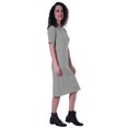 thumbnail image 3 of Moomaya Robe Droite à Manches Courtes pour Femmes, Unie, Décontractée, Coupe Ample, avec Poches, 3 of 6
