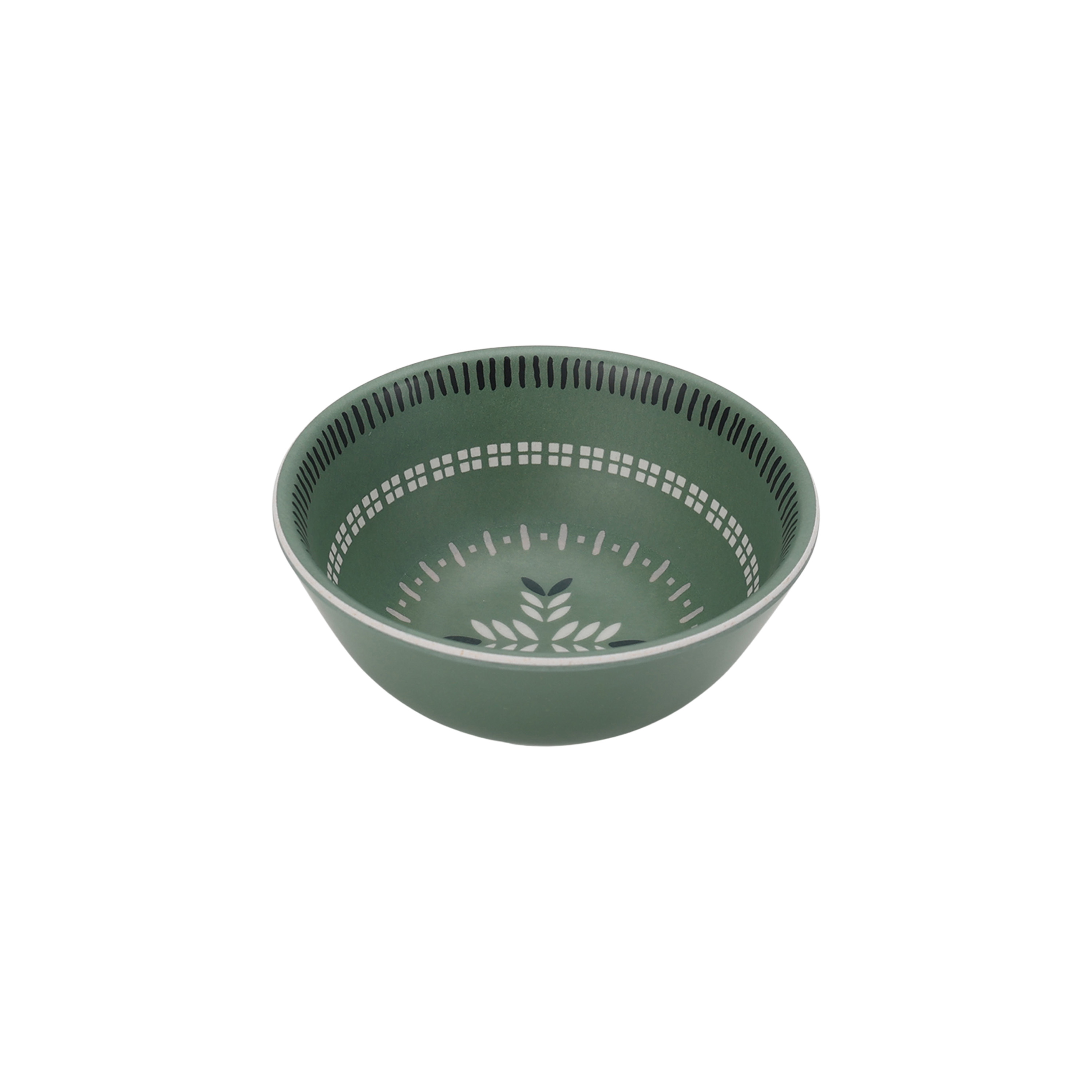 Hometrends Mini Bol en Bambou Mélamine Vert 4.25 Inch