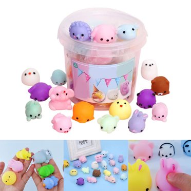 Jouet Squishy Mignon, 24 Pcs Jouet Squishy Animal Jouet Squishy Animal Coloré Jouet Sensoriel Animal Squishy Artisanat Exceptionnel