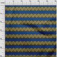 thumbnail image 2 of oneOone Polyester Lycra Fabric Floral & Chevron Block Print Fabric BTY 56 Inch Wide, 2 of 4