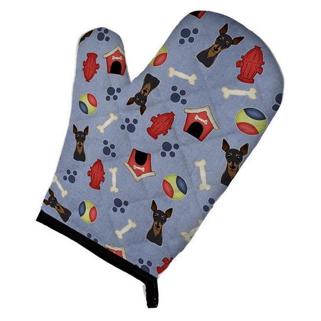 Carolines Treasures BB4019OVMT Chien Maison Collection Min Pin Four Mitaine