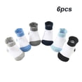 thumbnail image 1 of 6 Pieces Kids Stockings Socks with Nice Elasticity Comfortable Wearing Simple Style Good Craftsmanship Hose Keep Crawing Assorted colors boy 8-10, 1 of 7