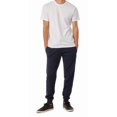 thumbnail image 4 of Men‘s Open Bottom Terry Sweatpants  Elastic Drawstring Waistband  Charcoal Grey S,navy(joggers),XL, 4 of 4