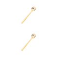 thumbnail image 3 of Redempat Cute Tea Spoon Exquisite Stainless Steel Spoon For Tea Drinking Teaware Cat's Claw gold 1 2Set, 3 of 6