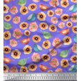 thumbnail image 1 of Soimoi Rayon Fabric Bird & Anemone Floral Print Fabric by Yard 42 Inch Wide, 1 of 3