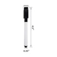thumbnail image 3 of Magnetic Dry Erase Marker,Black Fine Tip Dry Erase Markers,Fine Tip Dry Erase Black Markers With Magnetic Cap And Eraser, Perfect For Dry Erase Boards And Whiteboards 1 Pc, 3 of 7
