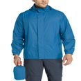 thumbnail image 1 of 33 000ft Men‘s Packable Rain Jacket Hooded Lightweight Waterproof Rain Shell Jacket Raincoat for Hiking Golf Cycling, 1 of 6