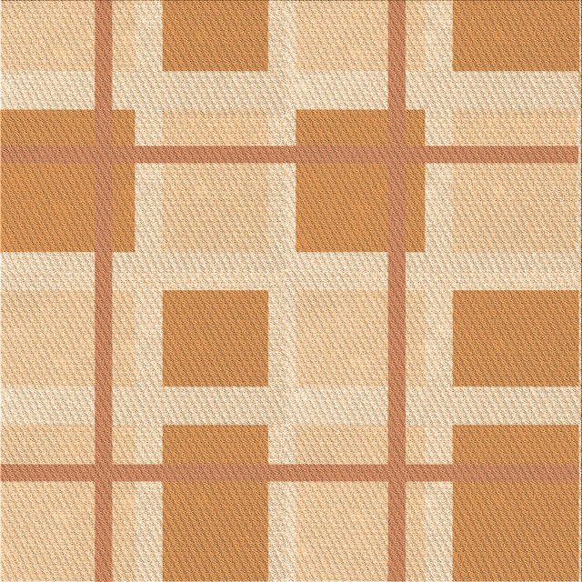 Ahgly Company Tapis d'Intérieur Lavable en Machine Carré Transitionnel Marron Or, 7 Pieds Carré