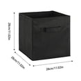 thumbnail image 2 of Hearth & Gear Foldable Storage Cubes Storage Boxes With Handles Closet Organizer Storage Shelf Cube Storage Organizer Non Woven Cloth Fabric Drawers Pasta Containers Rice 25 Pounds Potato Chip Storage, 2 of 6