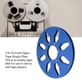 thumbnail image 3 of 1/4 10.5 Inch Empty Take Up Reel to Reel for ,Professional 8 Hole Empty Tape Reel, Aluminum Alloy Universal Opening Machine Part Sound Tape Takeup Reel for NAB Recording, 3 of 7