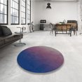 thumbnail image 4 of Ahgly Company Tapis d'Intérieur Lavable en Machine Carré Transitionnel Violet Jam Violet, 3 Pieds Carré, 4 of 7