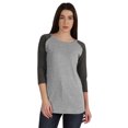 thumbnail image 1 of Inkmeso Womens Color Block Raglan Quarter Sleeve TShirt Baseball Tee Casual Sports Jersey Top, 1 of 8