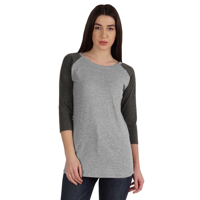 Inkmeso Womens Color Block Raglan Quarter Sleeve TShirt Baseball Tee Casual Sports Jersey Top