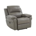 thumbnail image 3 of K-Living Danica high-grade leather Power Recliner Chair in Grey with USB Outlet, 3 of 6